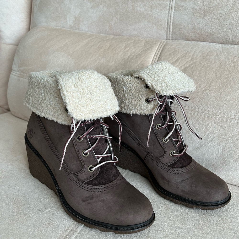 Timberland Women's Earthkeepers Comfy Stylish Boots, Sturdy Wedges